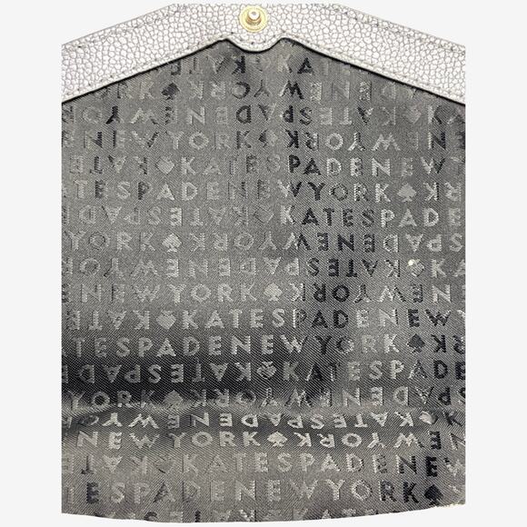 Kate Spade Laurel Way All That Glitters Envelope Clutch Gold Glitter NWT - Picture 8 of 16